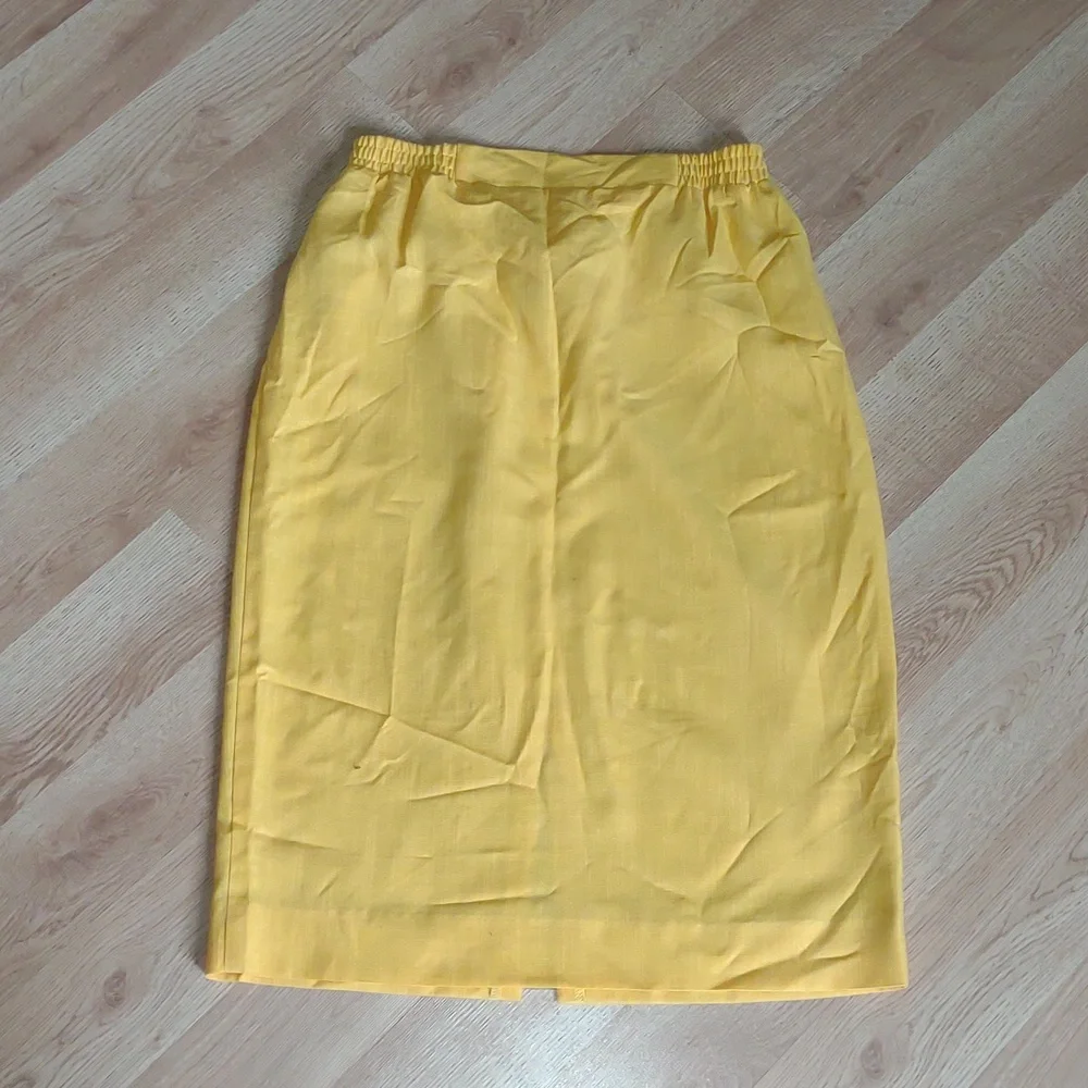 Vintage Size 12 Caron Skirt Set 80s 90s Eclectic Bright Colorful Office